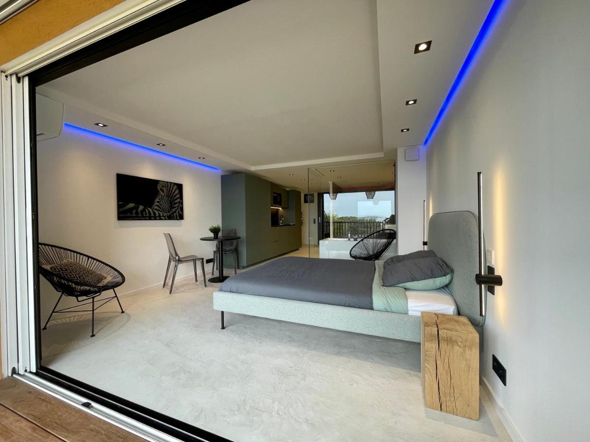 Appartement Neuf Climatise - Vue Mer Saint-Tropez - 50M Plage Et Port - Piscine Gassin Exterior foto